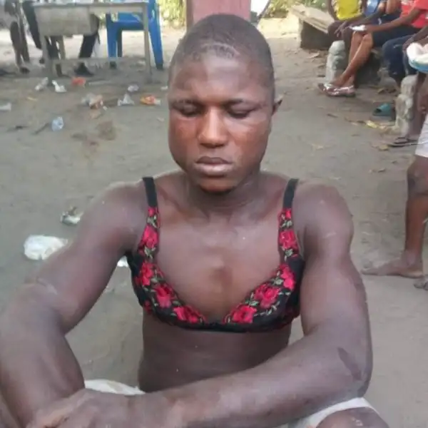 Man Steals Bra, Caught While Looking For Panties To Pick In Delta State (Photos)